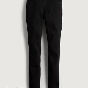 these super skinny  jeans are mid rise , it's not high rise